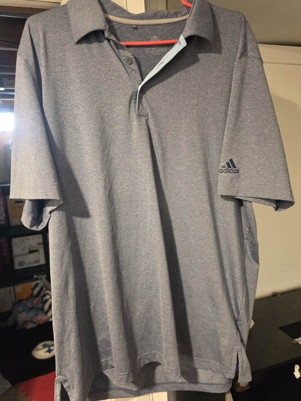 Adidas Men’s Grey Polo Shirt